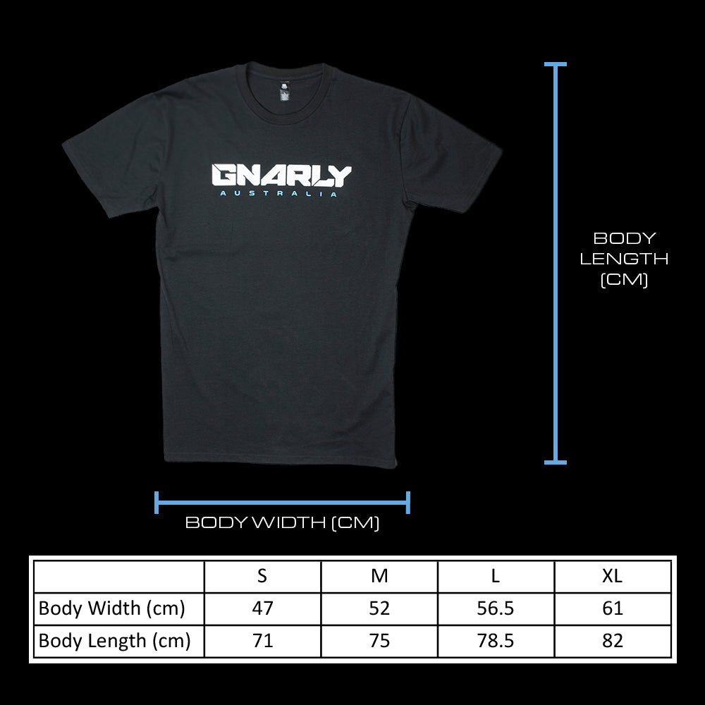"Gnarly Classic T-Shirt Charcoal - GNARLY OZ"