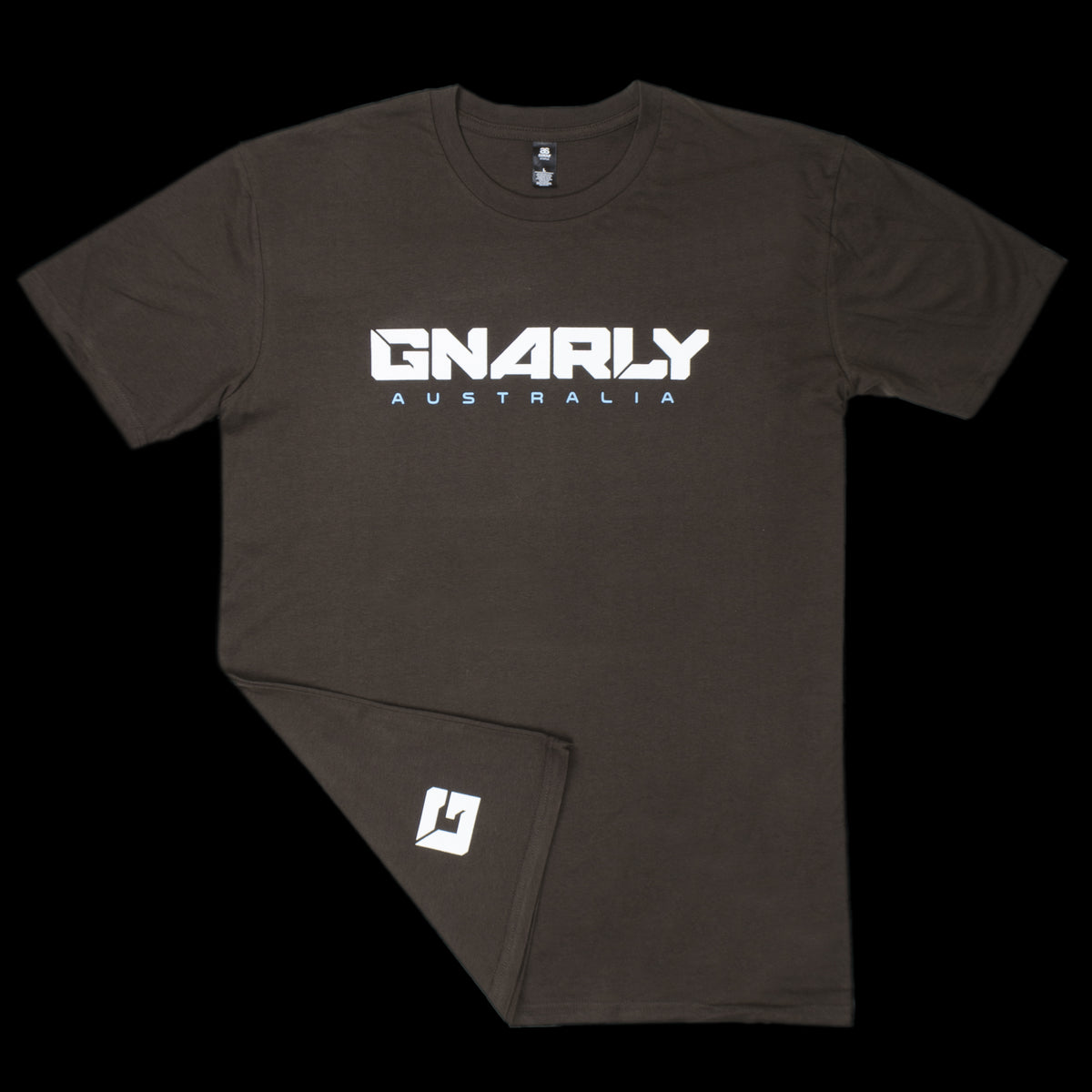 "Gnarly Classic T-Shirt Chocolate - GNARLY OZ"