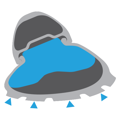 USE INSERTS FOR MORE PROTECTION AND CONTROL