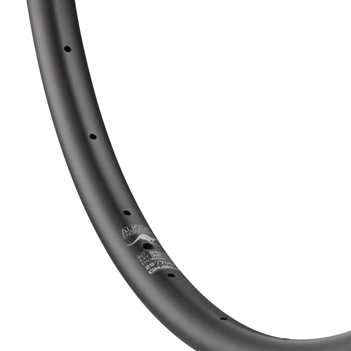 Gnarly 26mm Internal Carbon Gravel Rim Close Up