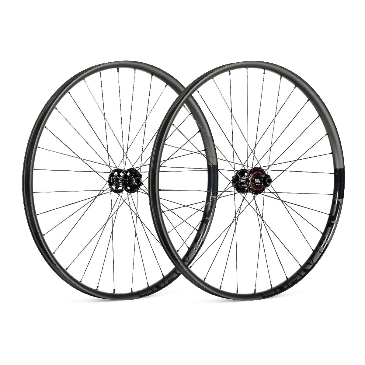 Gnarly 30 Boost 29" Carbon Mtn Bike Wheelset Angle View