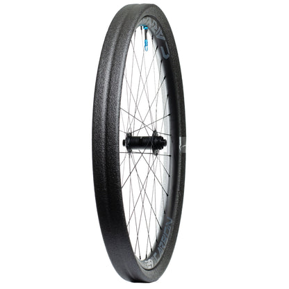 Gnarly black tubeless tyre insert mounted onto carbon mtb rim