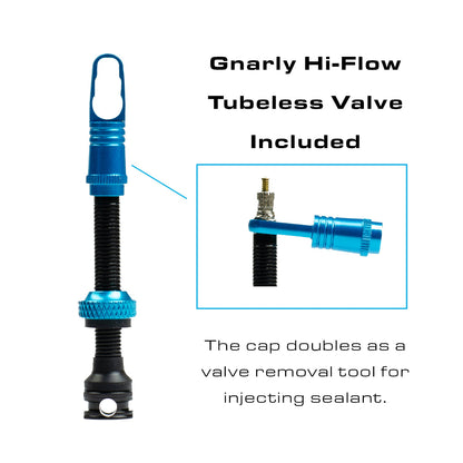 Gnarly High Flow Tubeless Valve Cap Demonstration