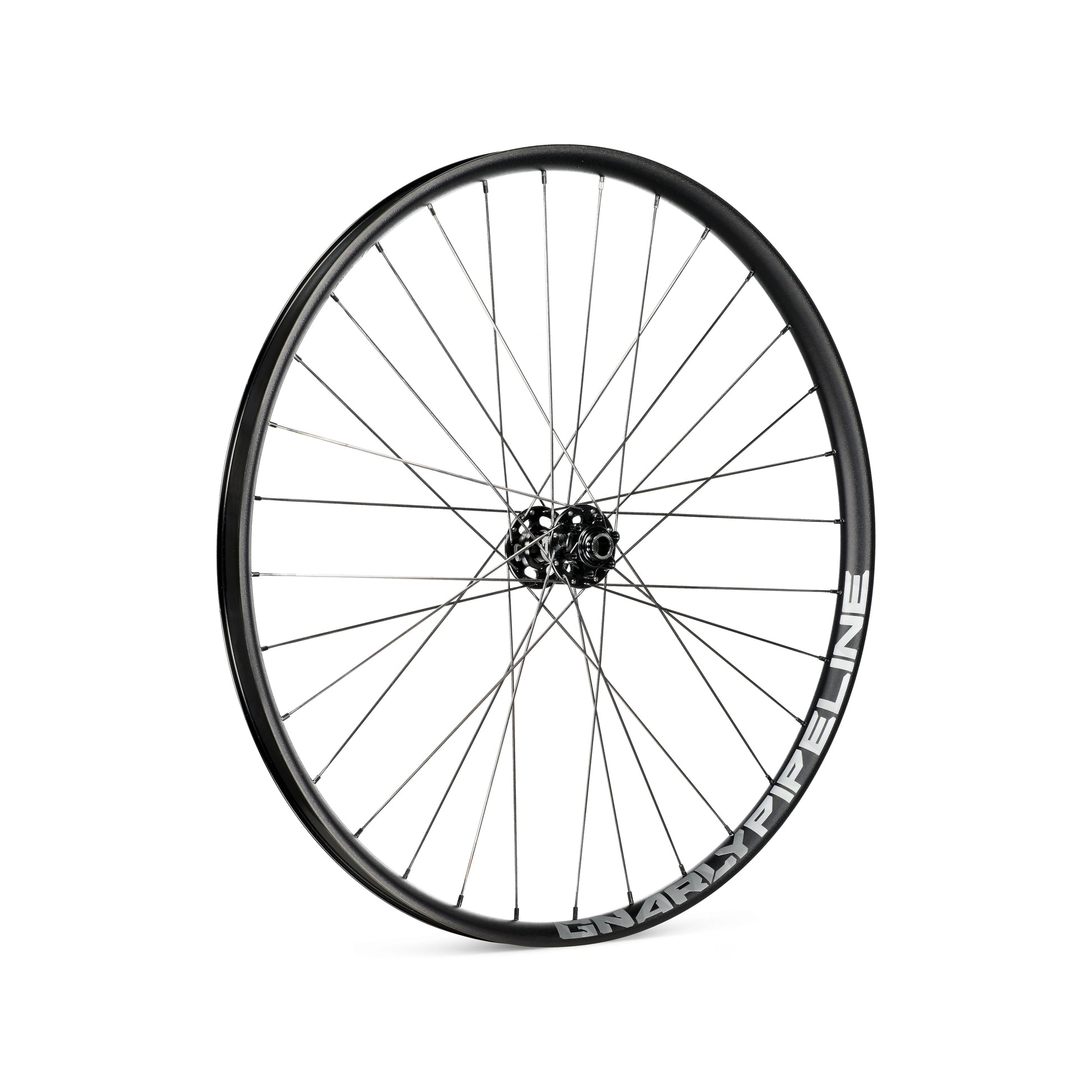 Gnarly Pipeline 30 Boost Alloy Mountain Bike Front Wheel Boulder Gray
