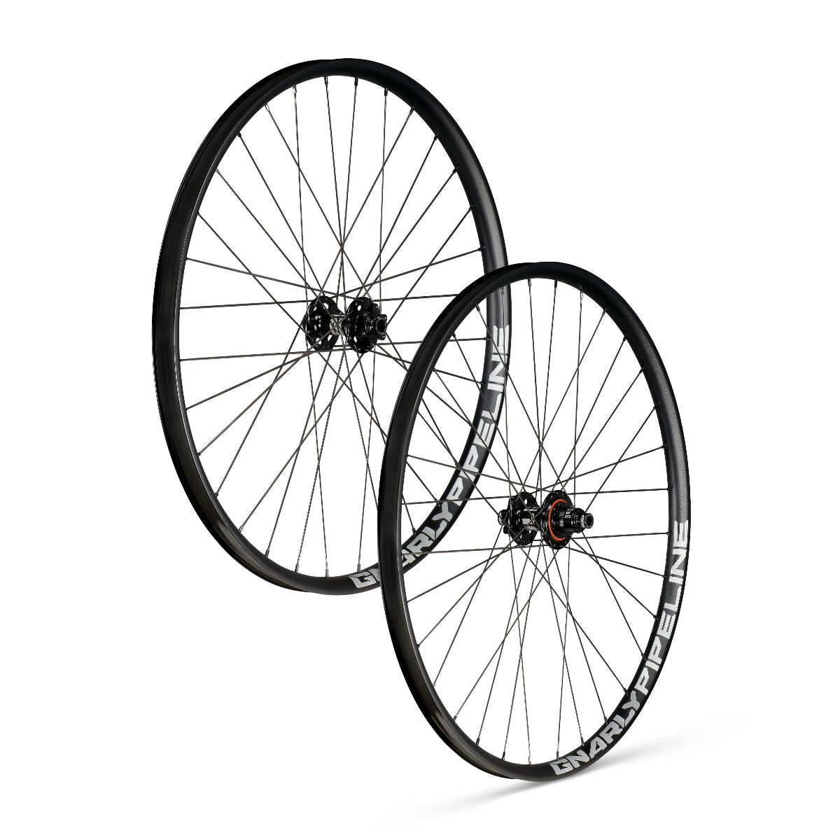 Gnarly Pipeline 30 Boost Alloy Mountain Bike Wheels Boulder Gray Hero View