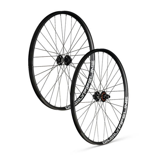 Gnarly Pipeline 30 Boost Alloy Mountain Bike Wheels Boulder Gray Hero View