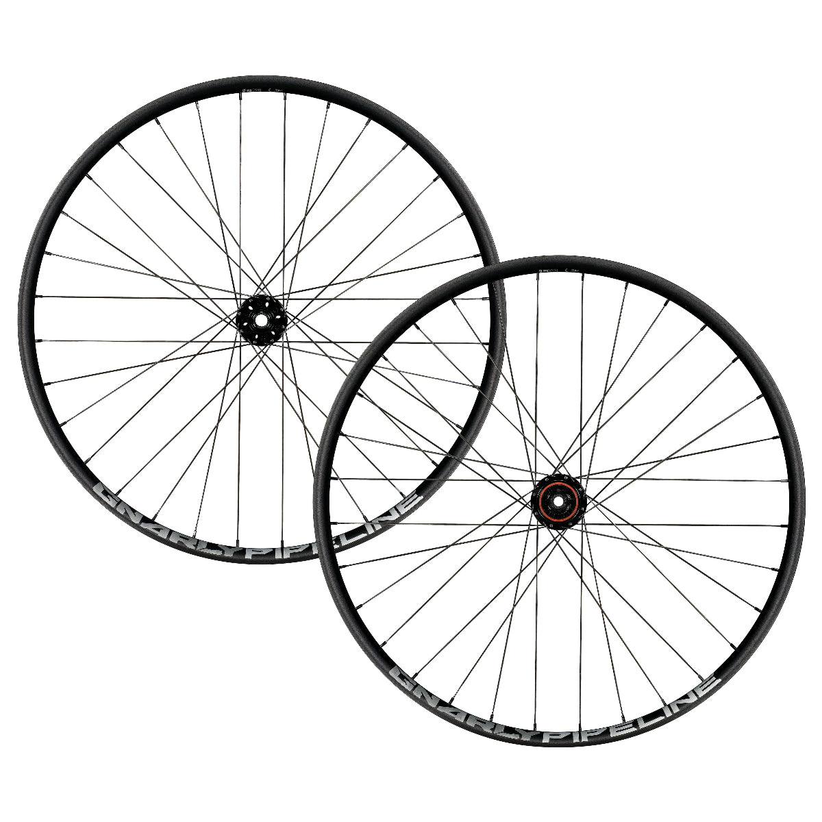 Gnarly Pipeline 30 Boost Alloy Mountain Bike Wheels Boulder Gray Side View