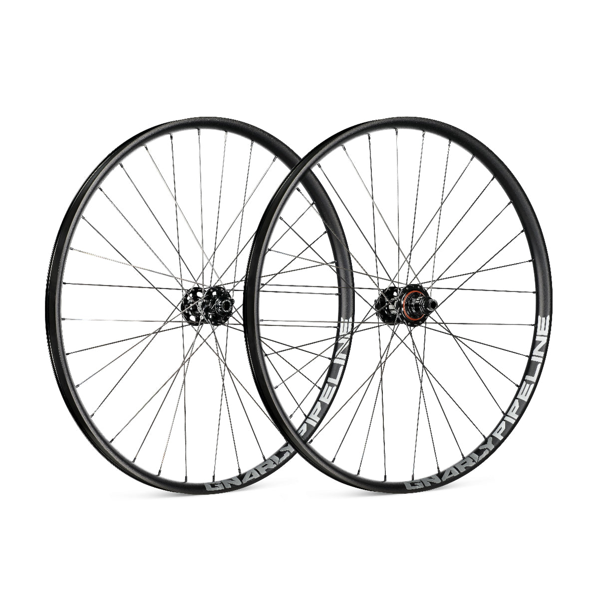Gnarly Pipeline 30 Boost Alloy Mountain Bike Wheels Boulder Gray Angle View