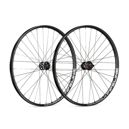 Gnarly Pipeline 30 Boost Alloy Mountain Bike Wheels Boulder Gray Angle View