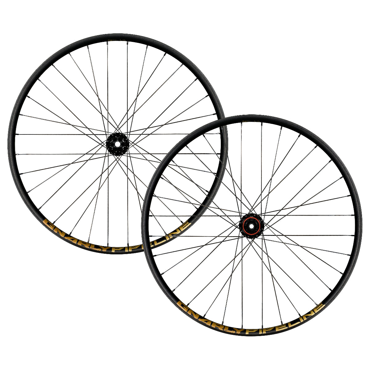 Gnarly Pipeline 30 Boost Alloy Mountain Bike Wheel Set Gold Rush