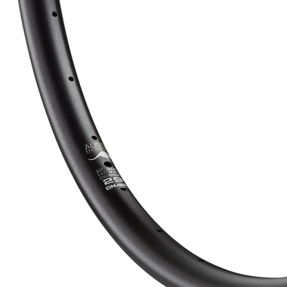 Gnarly Pipeline Boulder Gray 30mm Internal Alloy Mtn Bike Rim Close Up