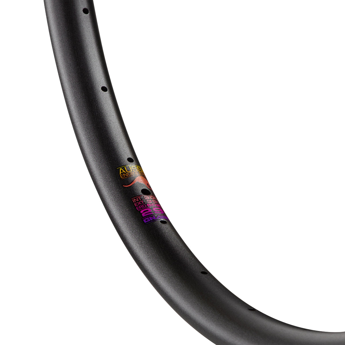 Gnarly Pipeline Spectrum Gray 30mm Internal Alloy Mtn Bike Rim Close Up