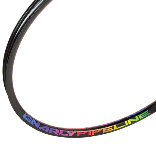 Gnarly Pipeline Spectrum Gray 30mm Internal Alloy Mtn Bike Rim Decal