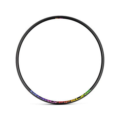Gnarly Pipeline Spectrum Gray 30mm Internal Alloy Mtn Bike Rim Side View