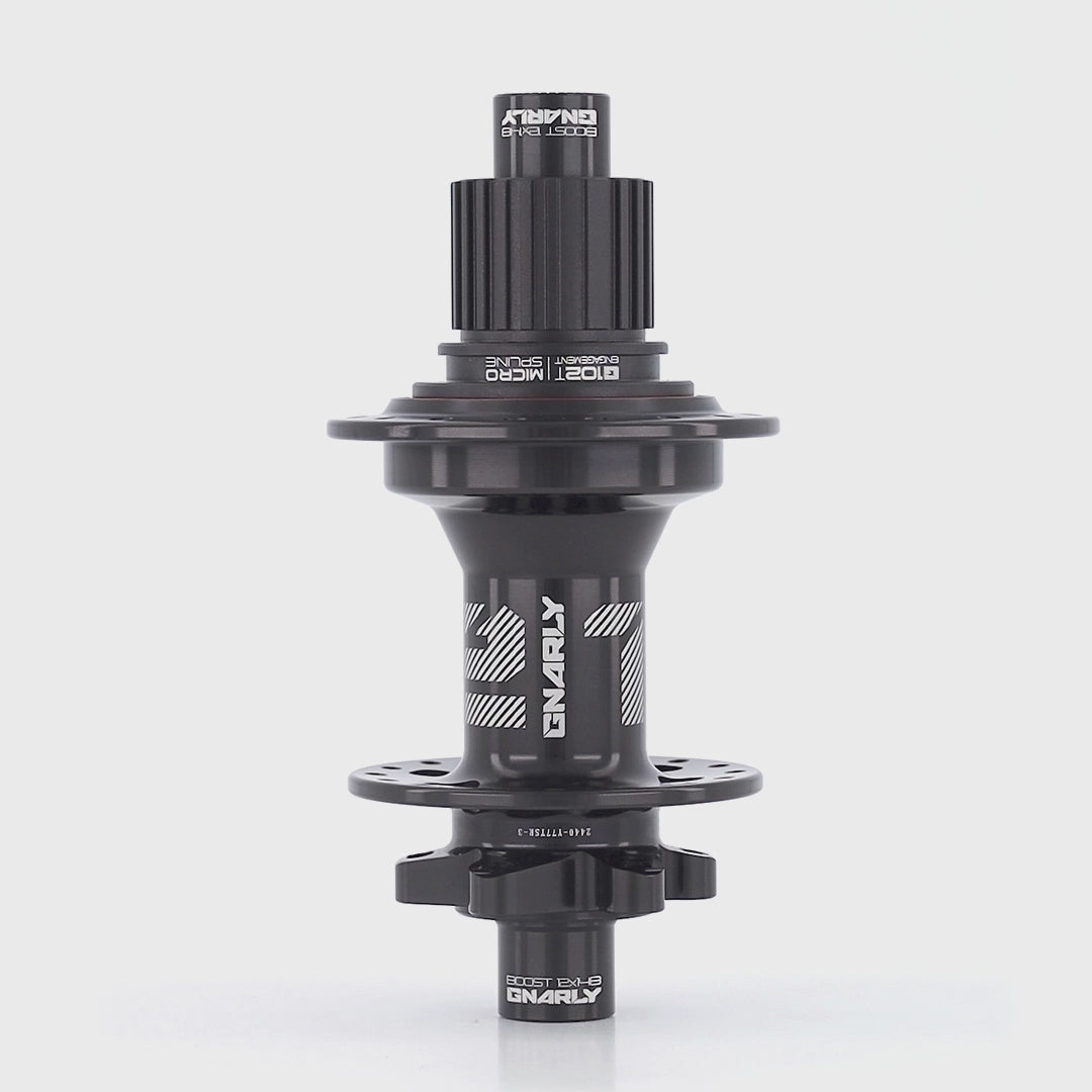 Gnarly 102 High Engagement Boost Rear MTB Hub Microspline